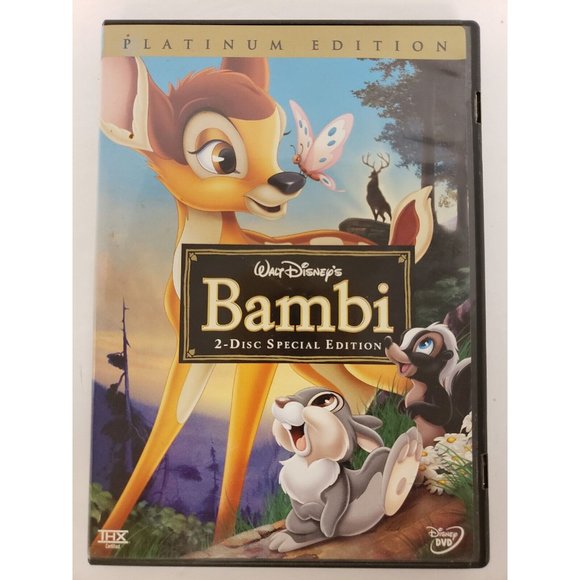 Disney DVD Set of 5 Aladdin Bambi Bambi II Lady & the Tramp,Snow Buddies ©2004-8 - Picture 3 of 6